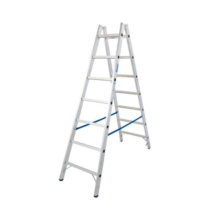 Krause STABILO Sprossen-DoppelLeiter 2x7 Sprossen