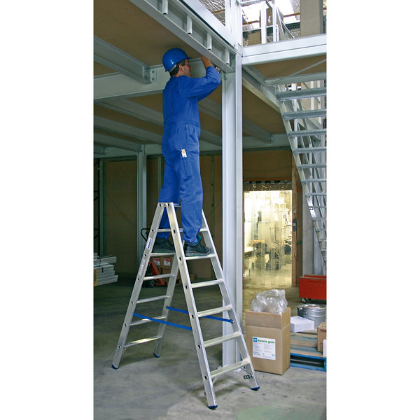 Krause STABILO Stufen-DoppelLeiter 2x7 Stufen