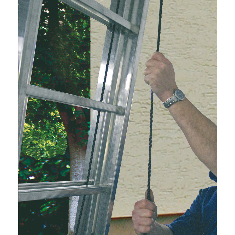 Krause MONTO Sprossen-SeilzugLeiter Robilo zweiteilig 2x15 Sprossen