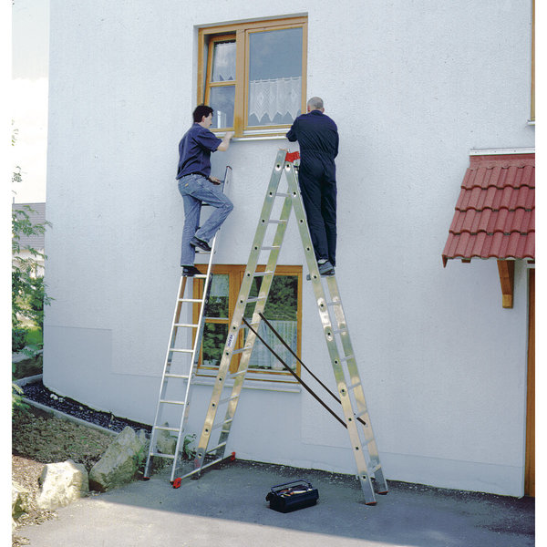 Krause MONTO Sprossen-VielzweckLeiter Tribilo 3x12 Sprossen
