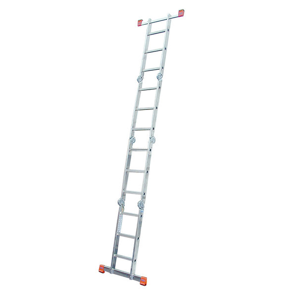 Krause MONTO Sprossen-Gelenk-UniversalLeiter MultiMatic 4x3 Sprossen