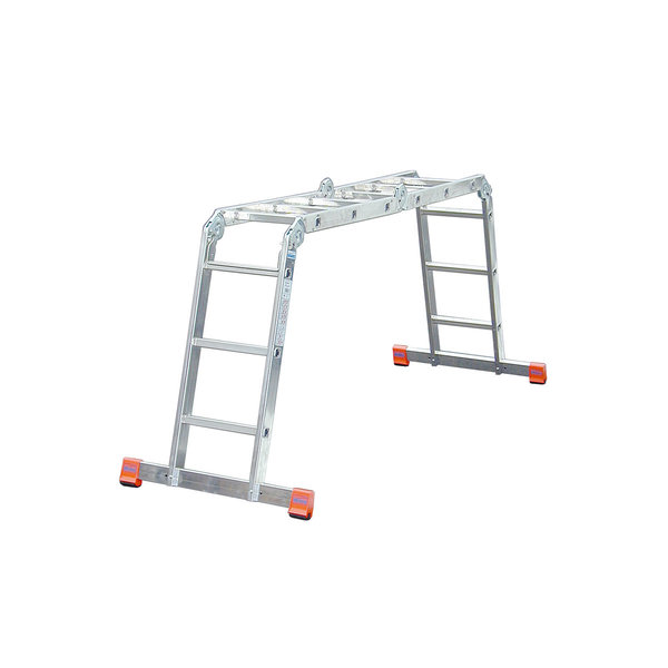 Krause MONTO Sprossen-Gelenk-UniversalLeiter MultiMatic 4x3 Sprossen