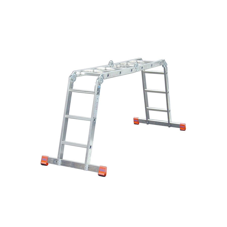 Krause MONTO Sprossen-Gelenk-UniversalLeiter MultiMatic 4x3 Sprossen