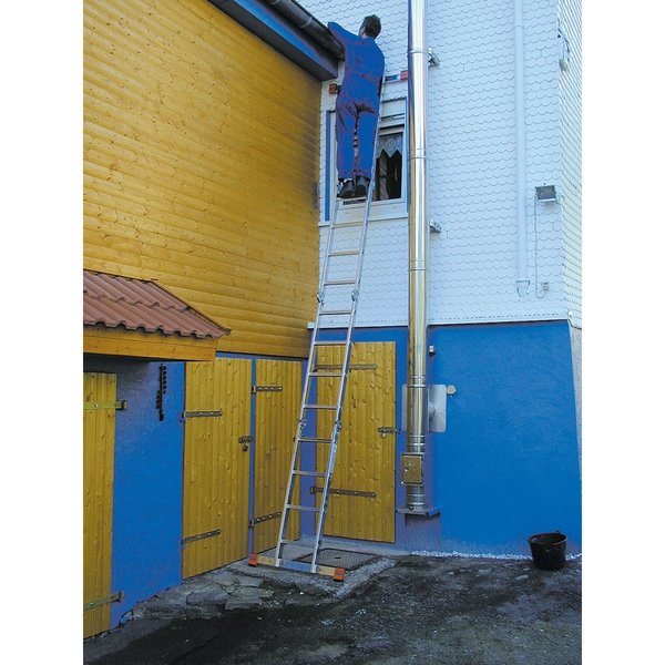 Krause MONTO Sprossen-Gelenk-UniversalLeiter MultiMatic 4x4 Sprossen Arbeitshöhe bis 5,5 m