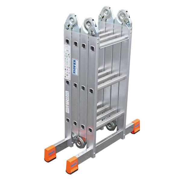 Krause MONTO Sprossen-Gelenk-UniversalLeiter MultiMatic 4x3 Sprossen