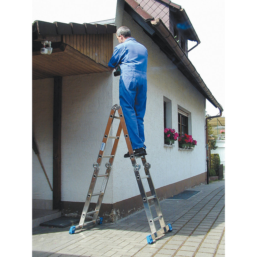 Krause STABILO Sprossen-Gelenk-UniversalLeiter 4x3 Sprossen