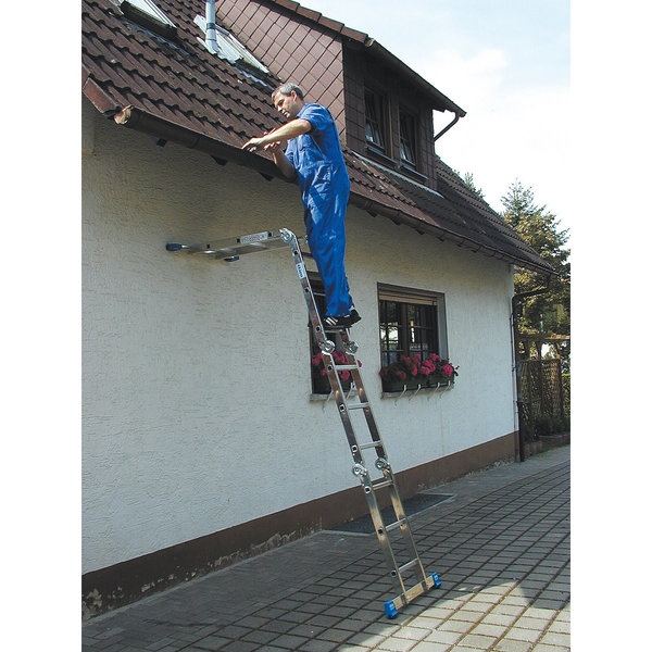 Krause STABILO Sprossen-Gelenk-UniversalLeiter 4x3 Sprossen