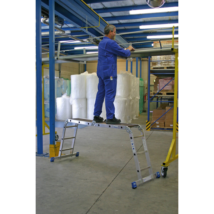 Krause STABILO Sprossen-Gelenk-UniversalLeiter 4x3 Sprossen