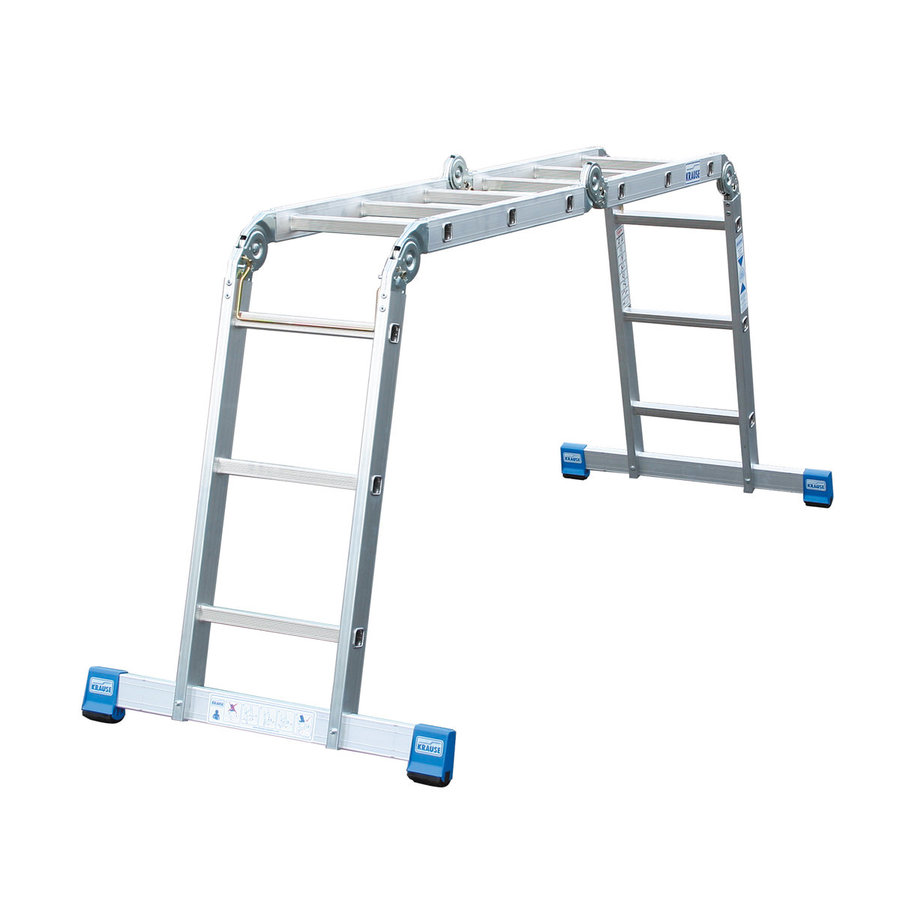 Krause STABILO Sprossen-Gelenk-UniversalLeiter 4x3 Sprossen