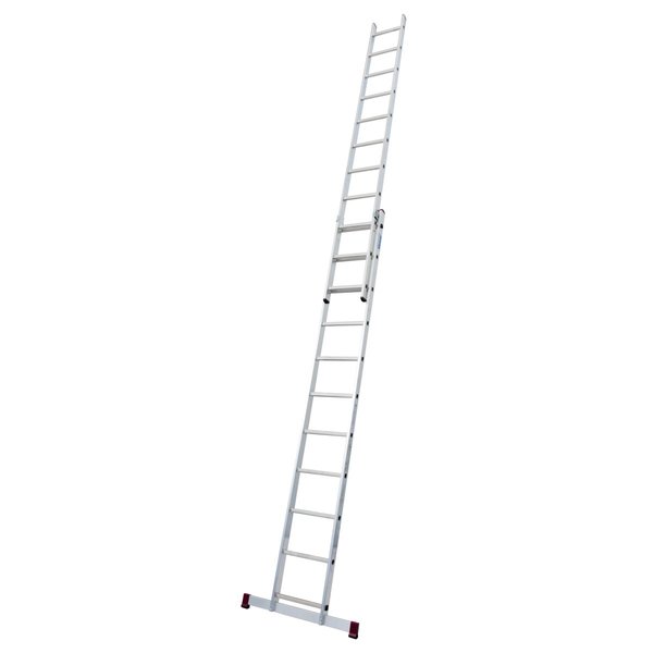Krause CORDA Schiebe- und AnlegeLeiter 032119 2x11 Sprossen