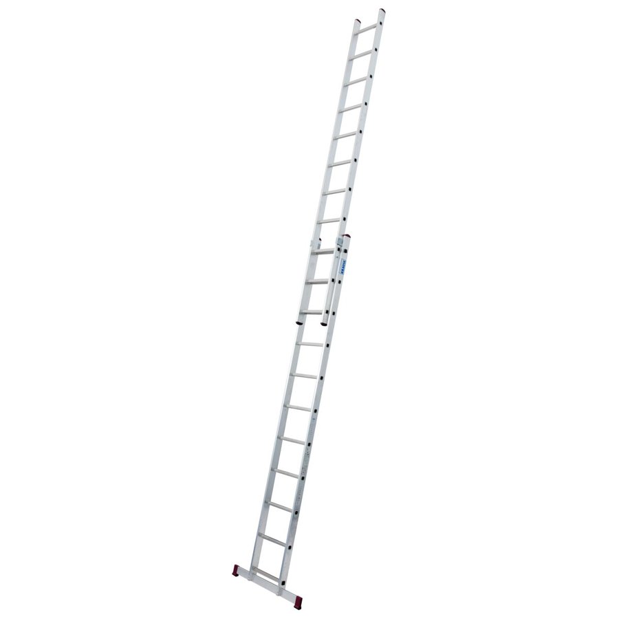 Krause CORDA Schiebe- und AnlegeLeiter 032119 2x11 Sprossen