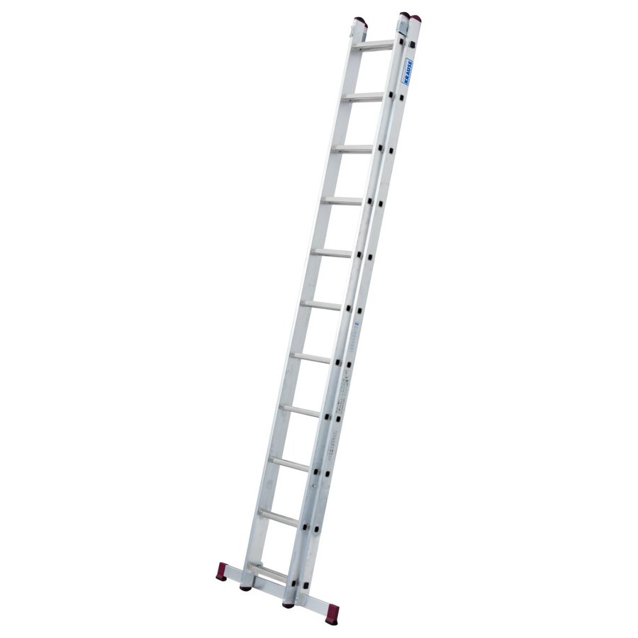 Krause CORDA Schiebe- und AnlegeLeiter 032119 2x11 Sprossen