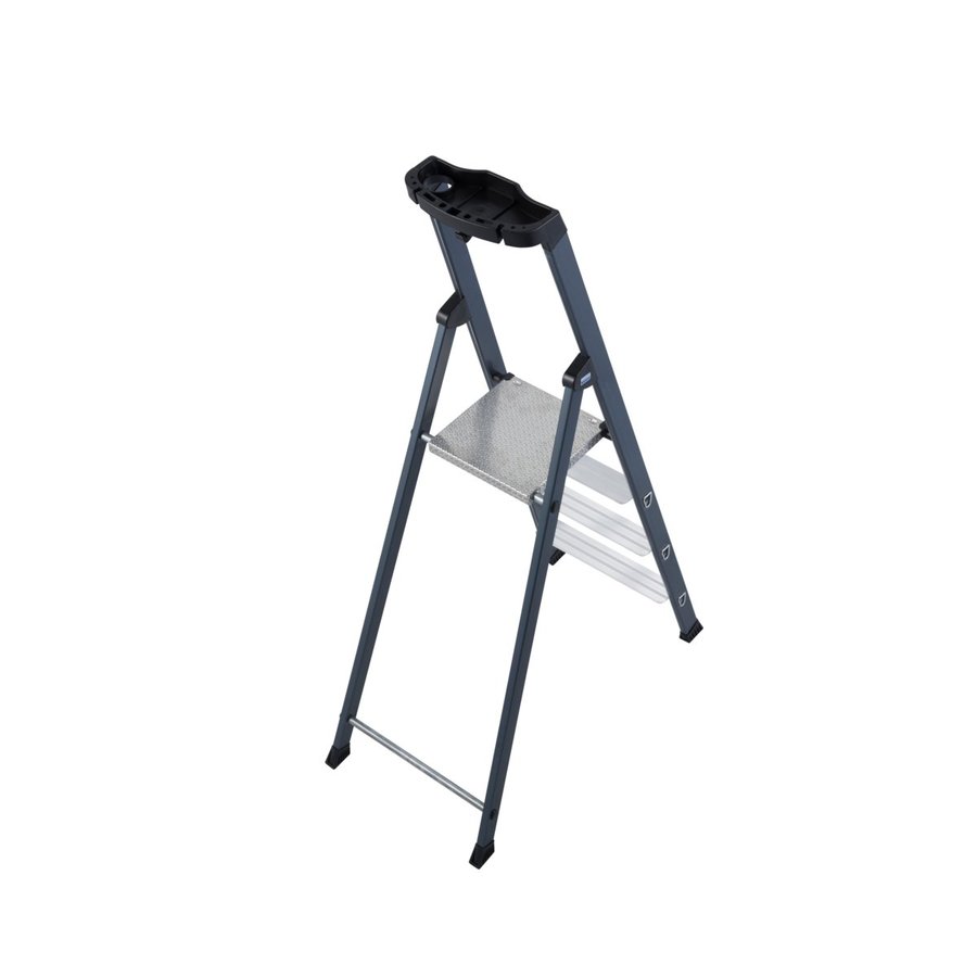 Krause MONTO Stufen-Stehleiter SePro S eloxiert 4 Stufen