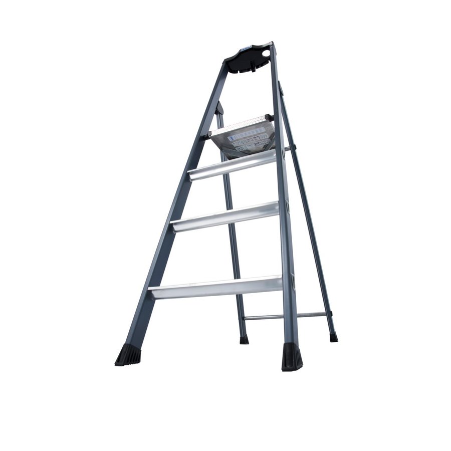 Krause MONTO Stufen-Stehleiter SePro S eloxiert 4 Stufen