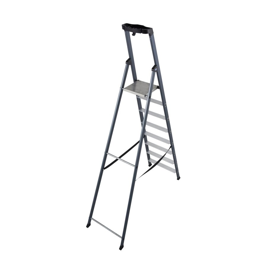 Krause MONTO Stufen-Stehleiter SePro S eloxiert 8 Stufen