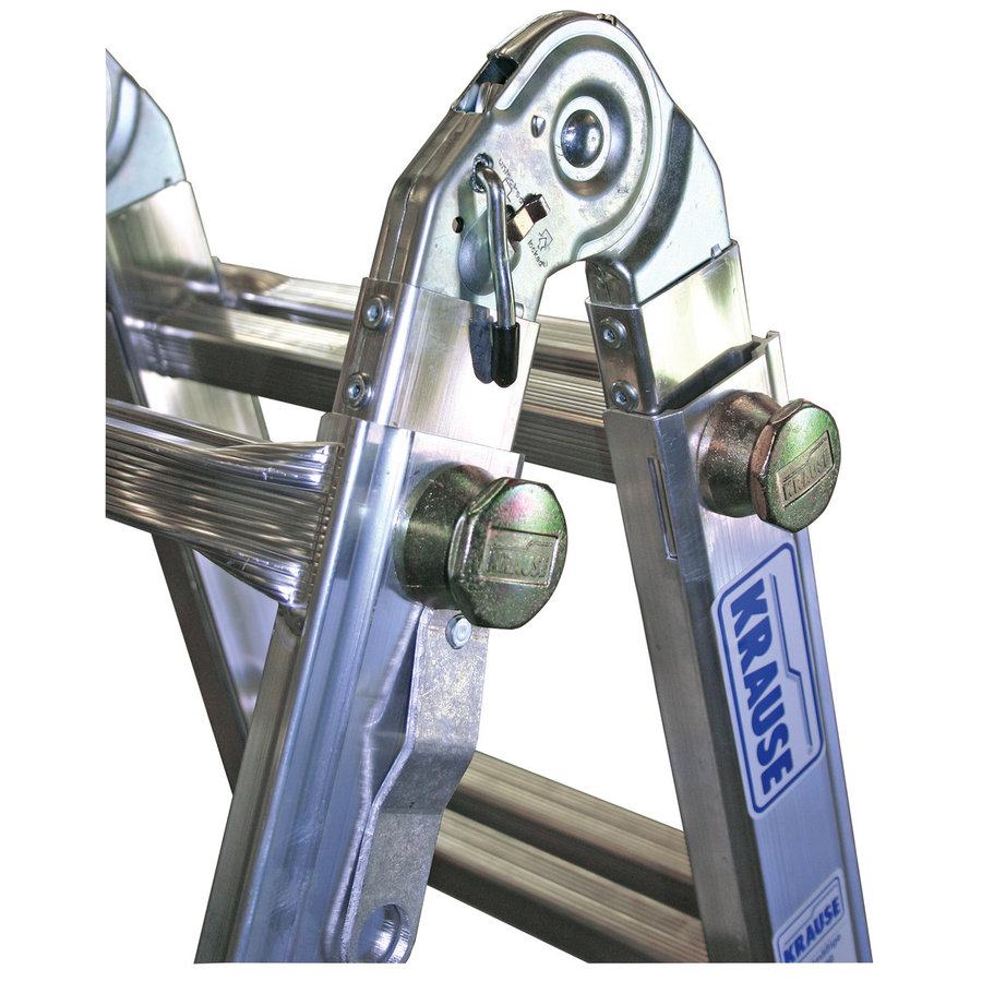 Krause STABILO Sprossen-Gelenk-TeleskopLeiter mit 4 Holmverlängerungen 4x4 Sprossen