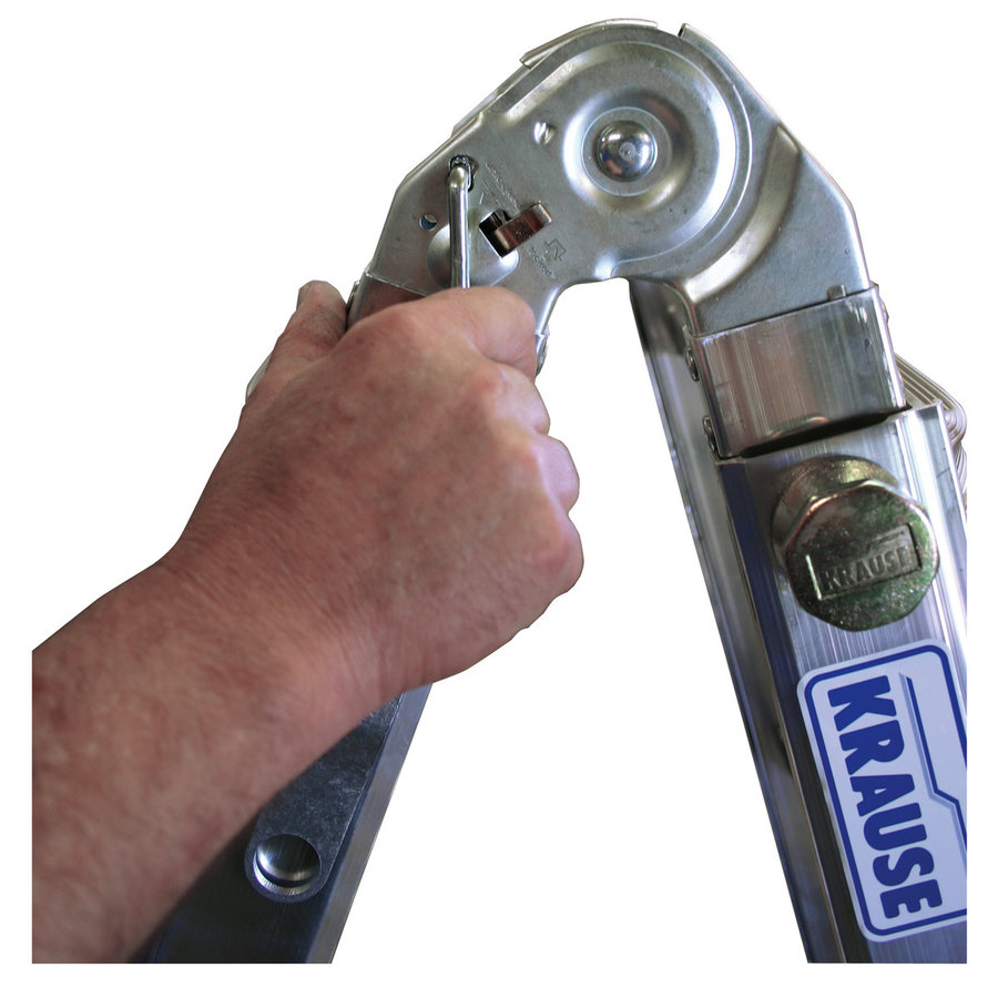 Krause STABILO Sprossen-Gelenk-TeleskopLeiter mit 4 Holmverlängerungen 4x4 Sprossen