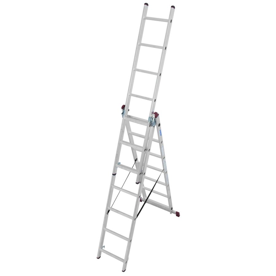 Krause CORDA Alu VielzweckLeiter 030375 3x7 Sprossen