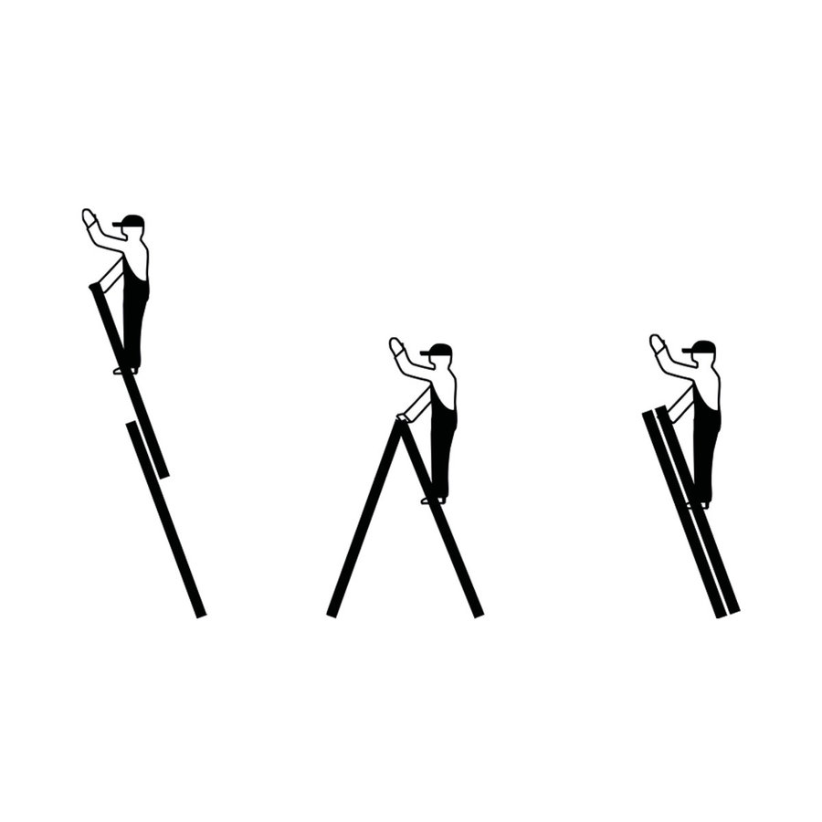 Krause CORDA MehrzweckLeiter 2x11 Sprossen