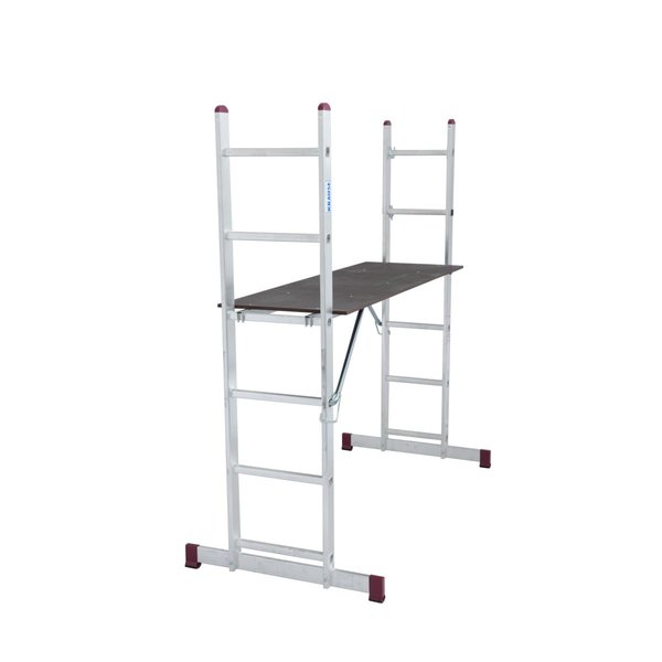 Krause CORDA Leitergerüst für Treppen geeignet 2x6 Sprossen