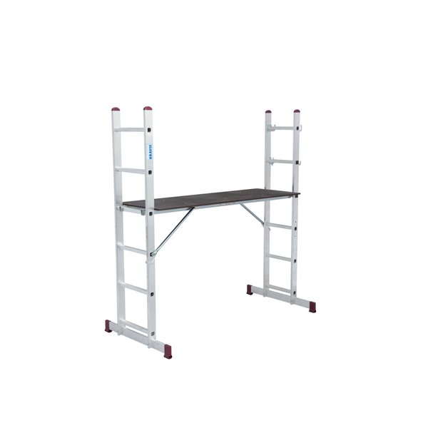 Krause CORDA Leitergerüst für Treppen geeignet 2x6 Sprossen