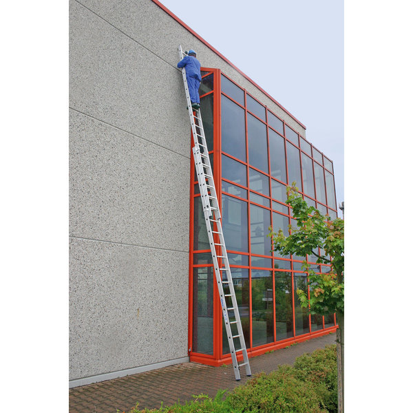 Krause STABILO Sprossen-SeilzugLeiter 2x18 Sprossen
