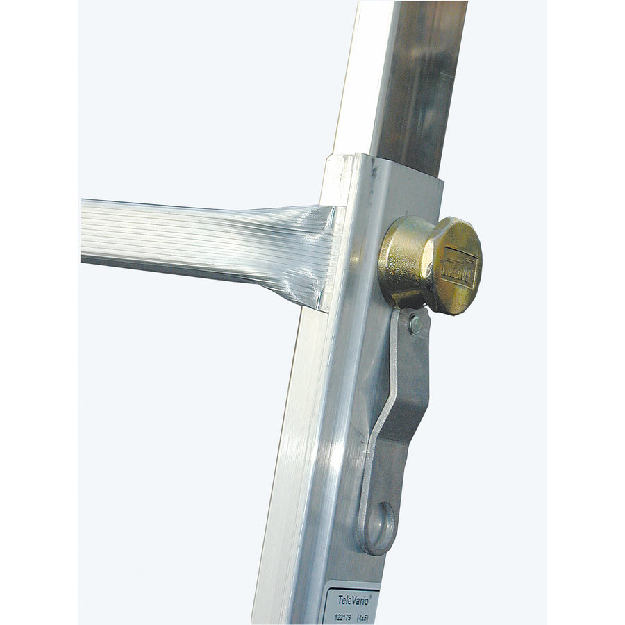 Krause MONTO Sprossen-Gelenk-TeleskopLeiter  mit 4 Holmverlängerungen 4x4