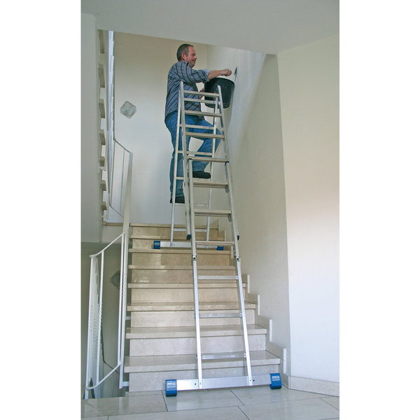 Krause STABILO Sprossen-Gelenk-CombiLeiter 2x3 und 2x6 Sprossen