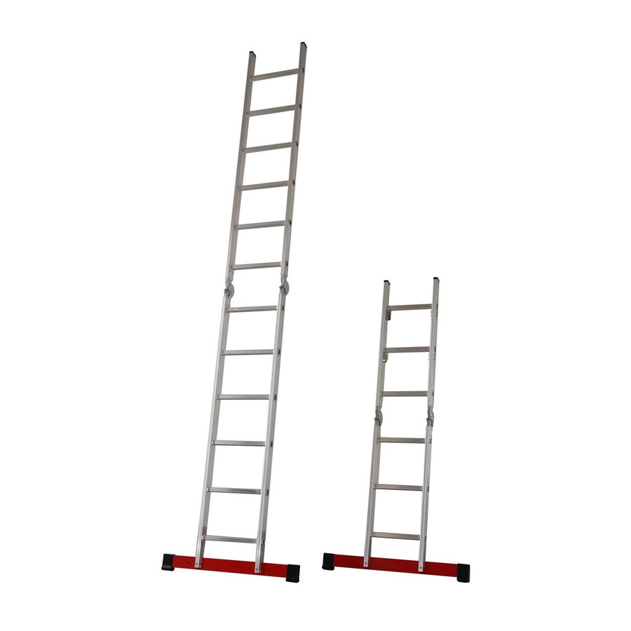 Euroline Alu-Combi- Klappleiter 2x3 und 2x6 Sprossen