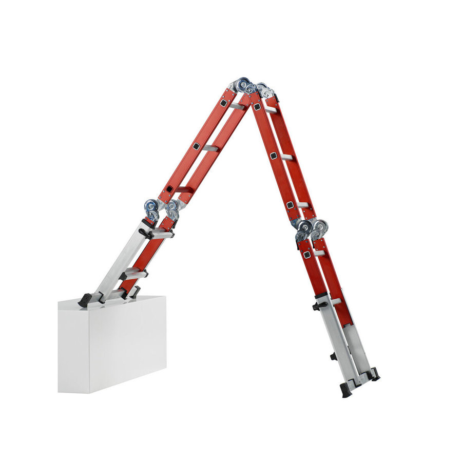 Altrex Vielzweckleiter Varitrex Do-it-All mit Alu-Plattform