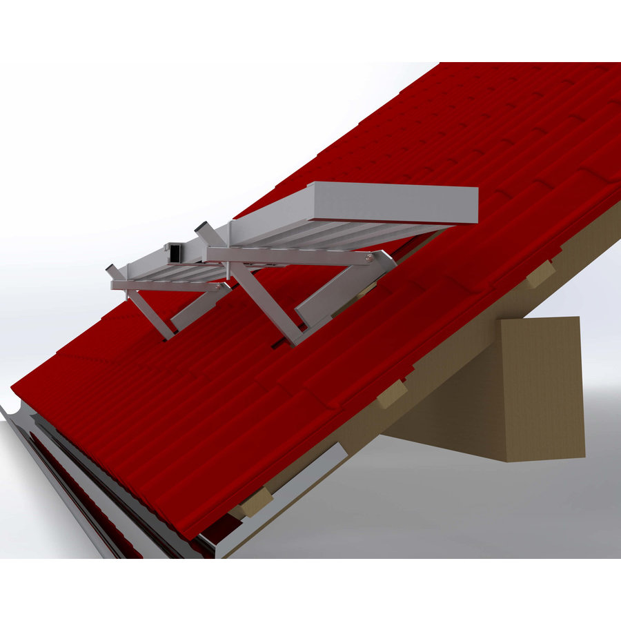 MAUDERER Set Roof Tool mit Teleskopdiele XL(Länge 2,45m -3,96m)