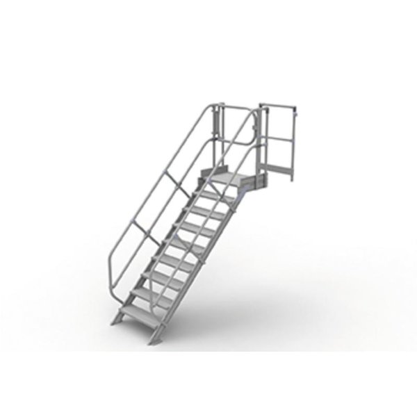 Günzburger Steigtechnik Treppen-Modul Aluminium-Lochblech