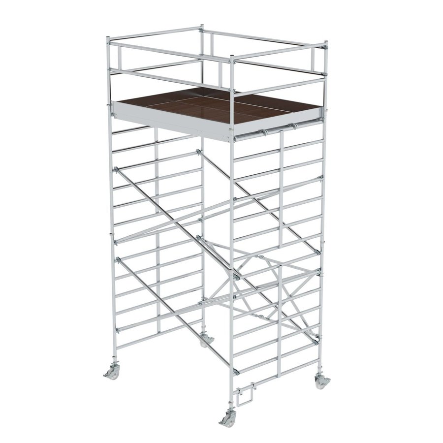 Günzburger Steigtechnik Klappgerüst mit Dreifach-Plattform Plattformhöhe 4,35 m