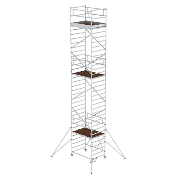 Günzburger Steigtechnik Klappgerüst 1,35 x 1,80 m mit Ausleger Plattformhöhe 8,80 m