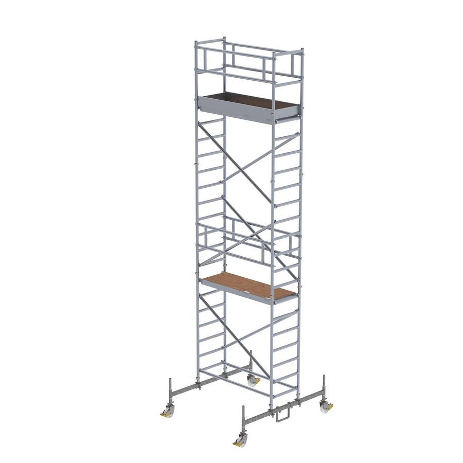 Günzburger Steigtechnik Rollgerüst 0,75x1,80 m mit Fahrbalken Plattformhöhe 5,45 m