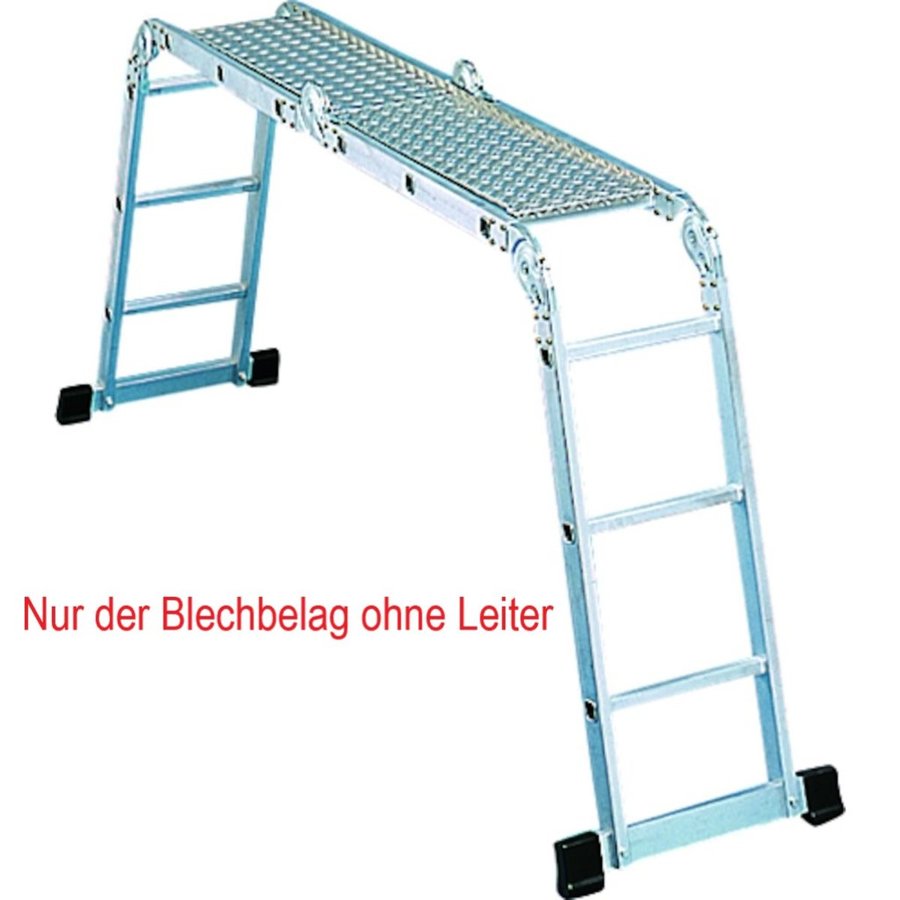 ZARGES Alu-Riffelblechbelag, klappbar, für 4x3