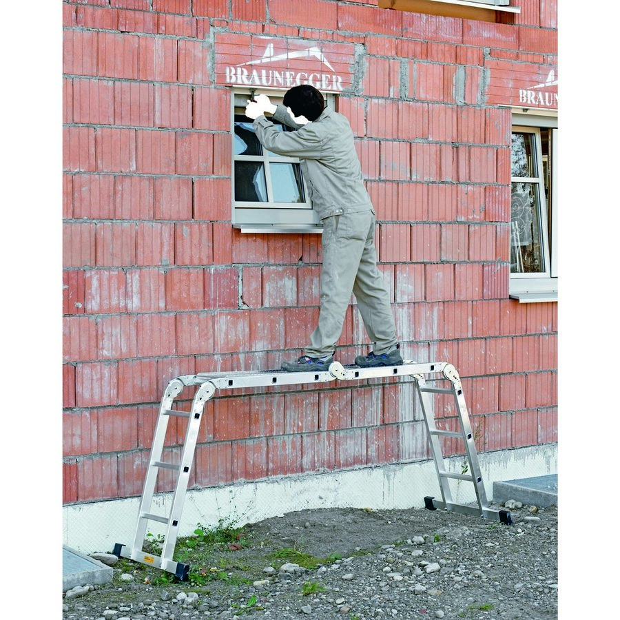 ZARGES Multitec M - Vielzweckleiter 2x3 + 2x5 Sprossen