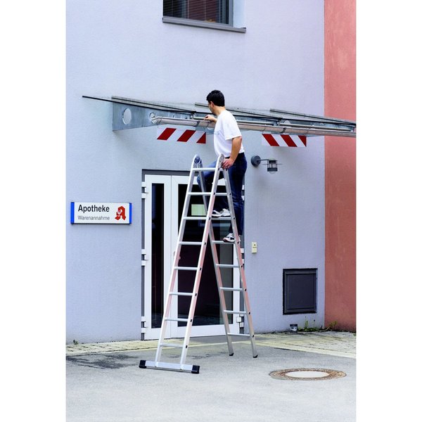 ZARGES Combimaster X - LM-Mehrzweckleiter 2x4 Sprossen
