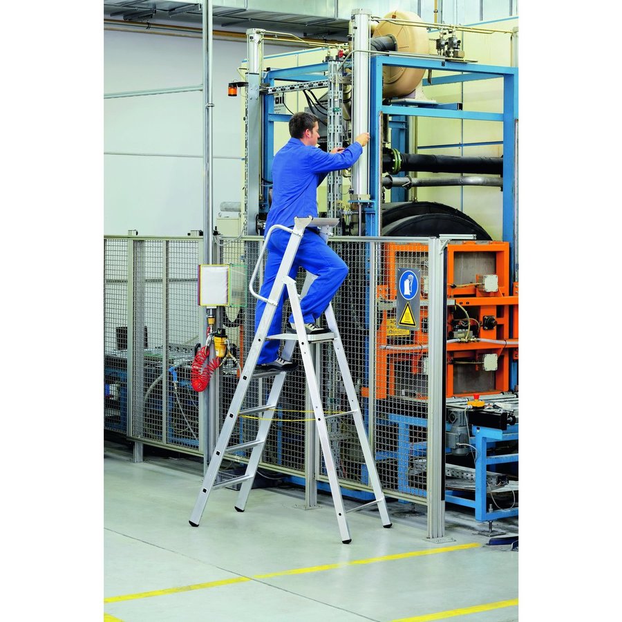 ZARGES Meistertritt S - LM-Stehleiter m Plattform 12 Stufen