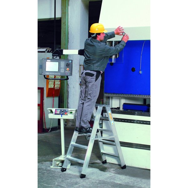 ZARGES Seventec B - LM-Stufen-Stehleiter 2x3 Stufen