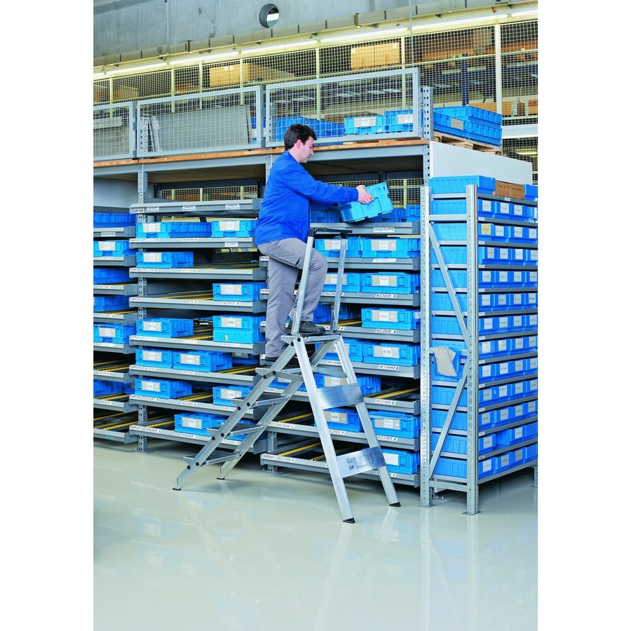 ZARGES Plazamax P - LM-Sicherheitstreppe 2 Stufen