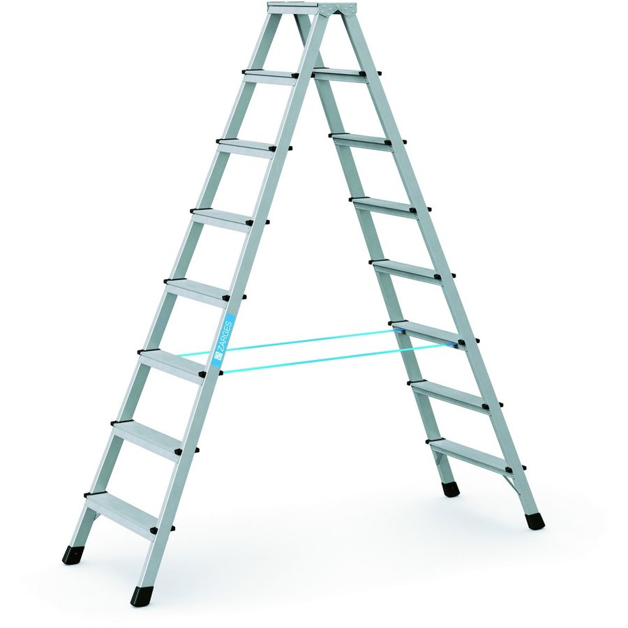 ZARGES XLstep B - LM-Stufen-Stehleiter 2x8 Stufen