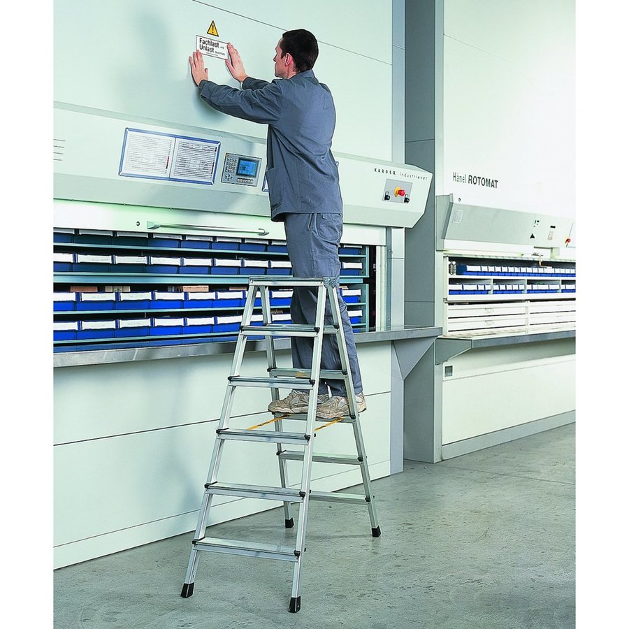 ZARGES XLstep B - LM-Stufen-Stehleiter 2x8 Stufen