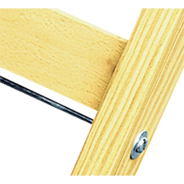 ZARGES Crestamax B - Holz-Stehleiter 2x5 Sprossen