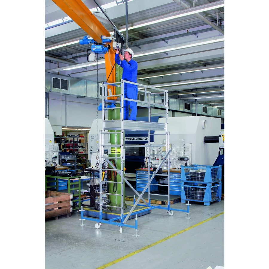 ZARGES Variomaster T - klappbare Arbeitsbühne, höhenverstellbar Arbeitshöhe bis 4,5 m