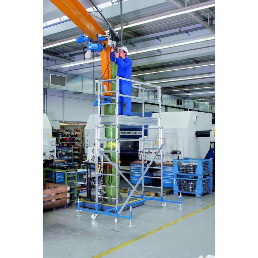 ZARGES Variomaster T - klappbare Arbeitsbühne, höhenverstellbar Arbeitshöhe bis 5,6 m