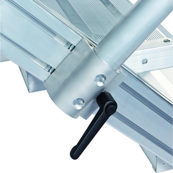 ZARGES LM-Treppe 45° 5 Stufen, 800 mm breit, Höhe 1,07 m