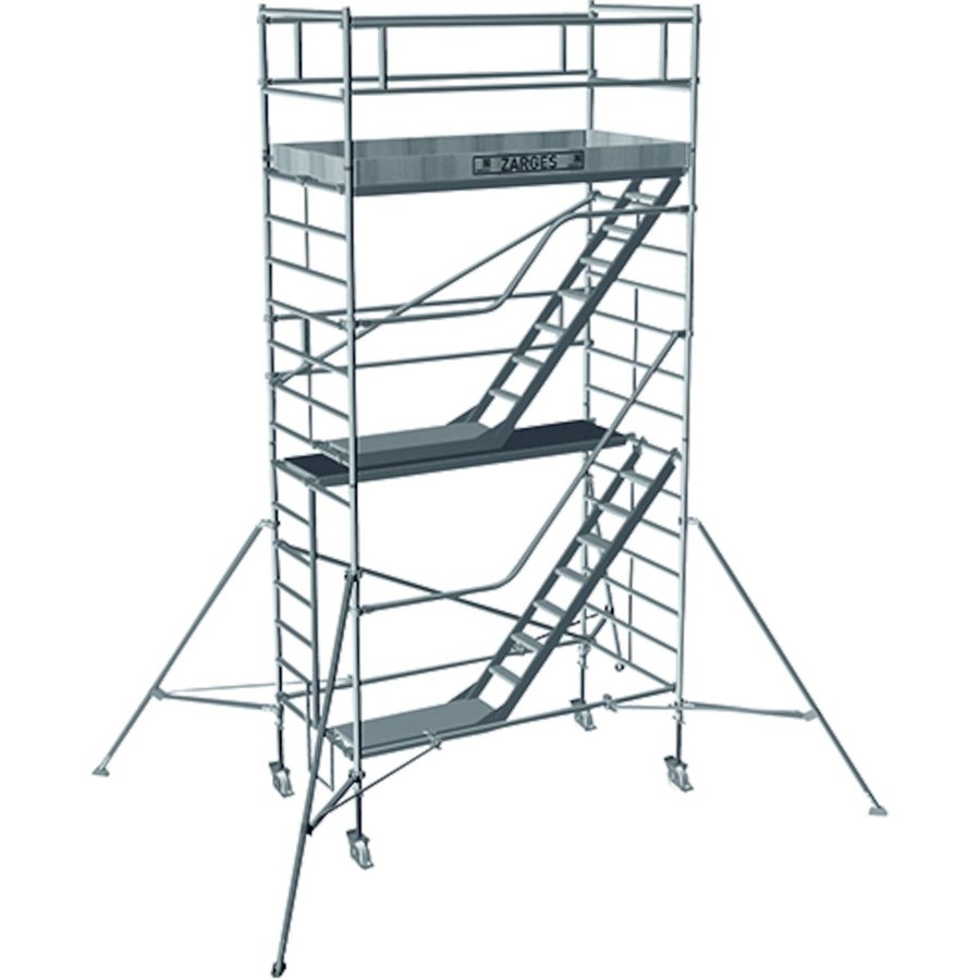 ZARGES Multitower 2DT - LM-Fahrgerüst Aufstieg  Arbeitshöhe 6,45 m