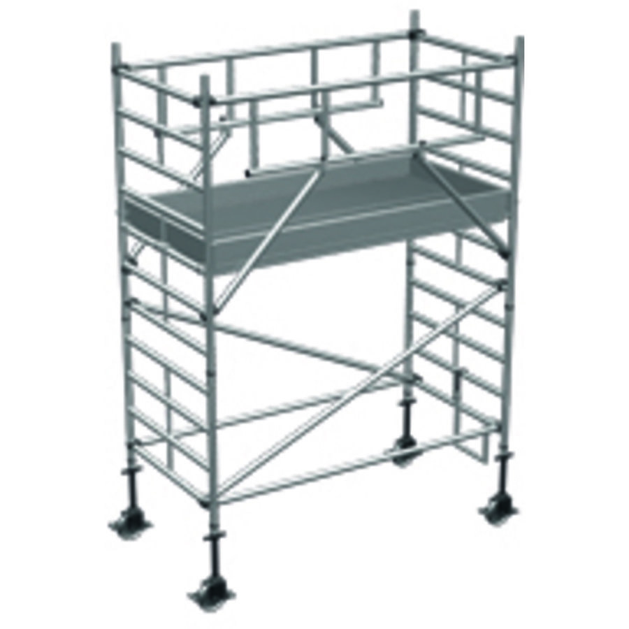 ZARGES Multitower S-PLUS 2T - Fahrgerüst mit Auslegern  Arbeitshöhe 4,50 m