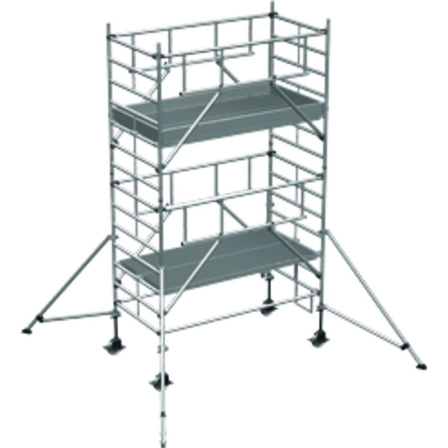 ZARGES Multitower S-PLUS 2T - Fahrgerüst mit Auslegern  Arbeitshöhe 5,35 m